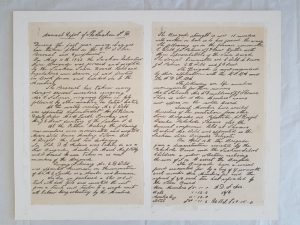 Art Conservation & Restoration - Historic Document BEFORE