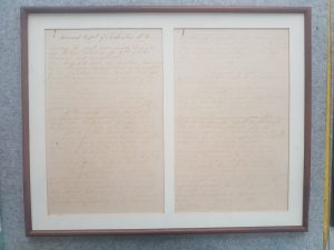 Art Conservation & Restoration - Historic Document BEFORE