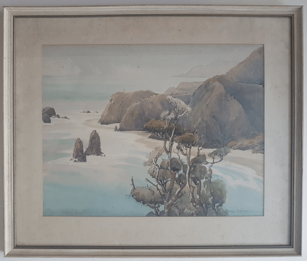 Watercolour Conservation BEFORE