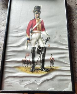Art Conservation & Restoration - Historic Military Painting BEFORE