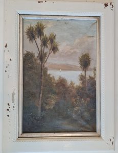 Art Conservation & Restoration - Landscape Painting BEFORE