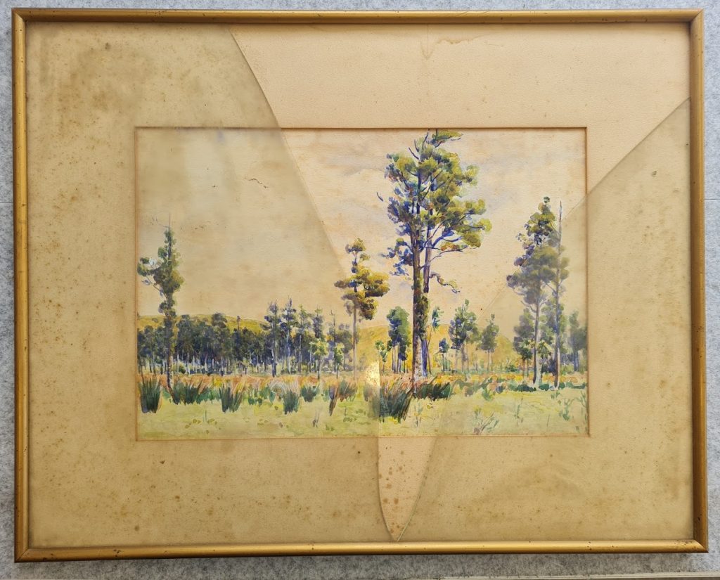 Art Conservation & Restoration - Landscape Painting AFTER