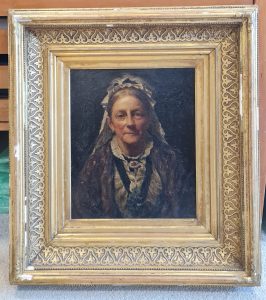 Art Conservation & Restoration - Portrait Painting BEFORE