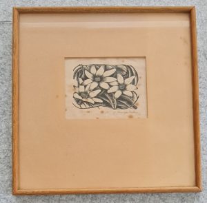 Art Conservation & Restoration - Etching BEFORE