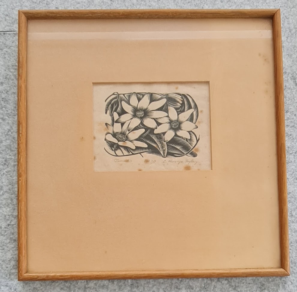 Art Conservation & Restoration - Etching BEFORE