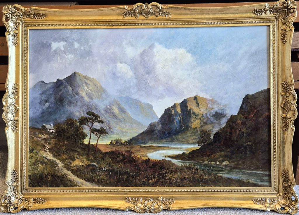 Art Conservation & Restoration - Landscape Oil Painting AFTER