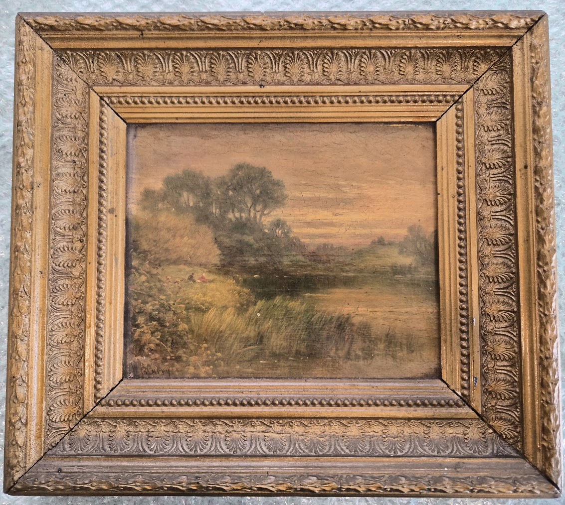Art Conservation & Restoration - Oil Painting on Panel AFTER
