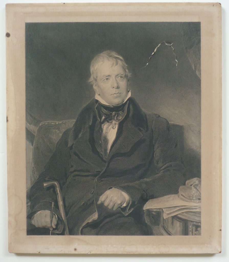 Art Conservation & Restoration - Antique Portrait BEFORE