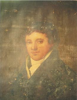 Oil portrait before